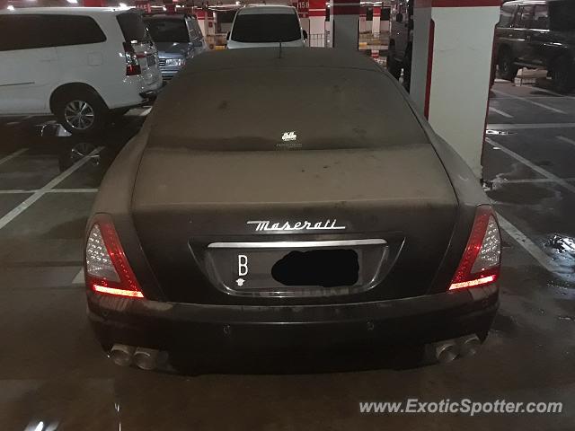 Maserati Quattroporte spotted in Tangerang, Indonesia