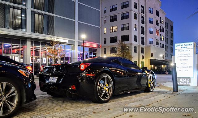 Ferrari 458 Italia spotted in Raleigh, North Carolina