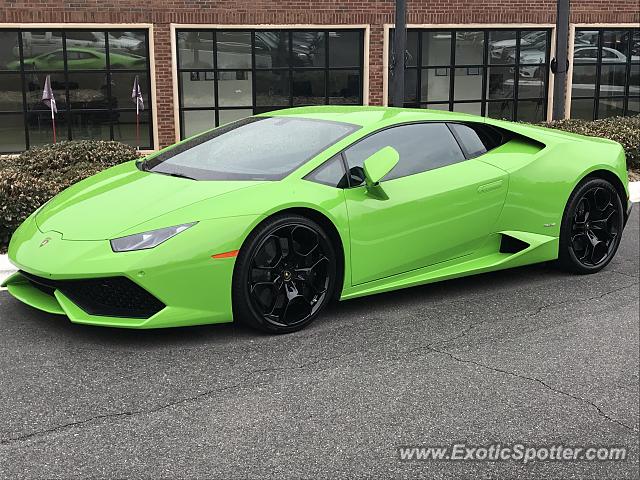 Lamborghini Huracan spotted in Charlotte, North Carolina