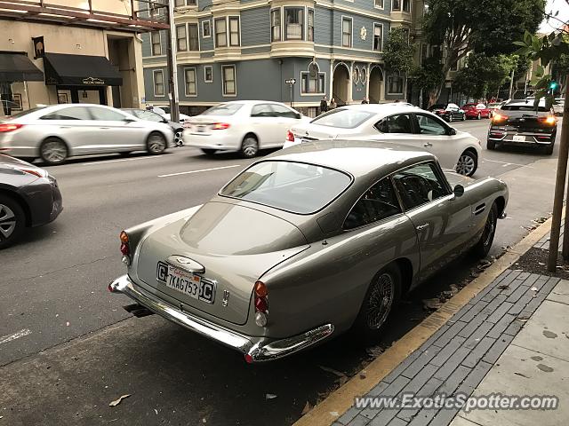 Aston Martin DB5 spotted in San Francisco, California