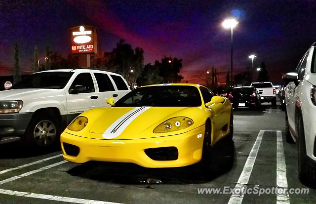 Ferrari 360 Modena spotted in Cypress, California