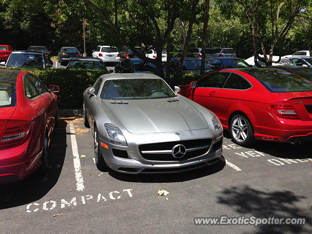 Mercedes SLS AMG spotted in Palo Alto, California