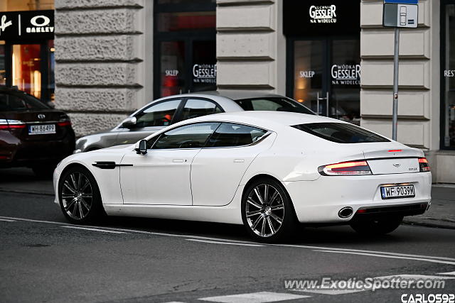 Aston Martin Rapide spotted in Warsaw, Poland