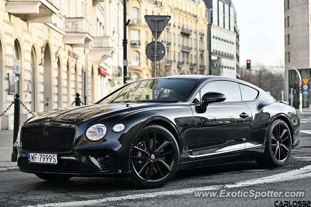 Bentley Continental spotted in Warsaw, Poland