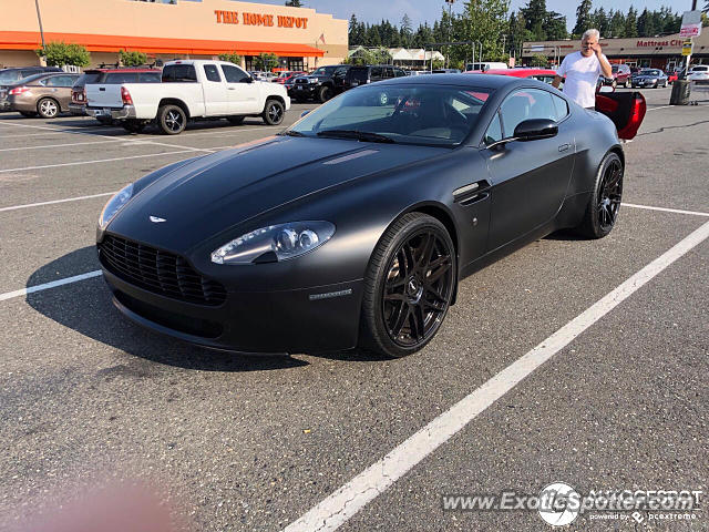 Aston Martin Vantage spotted in Shoreline, Washington