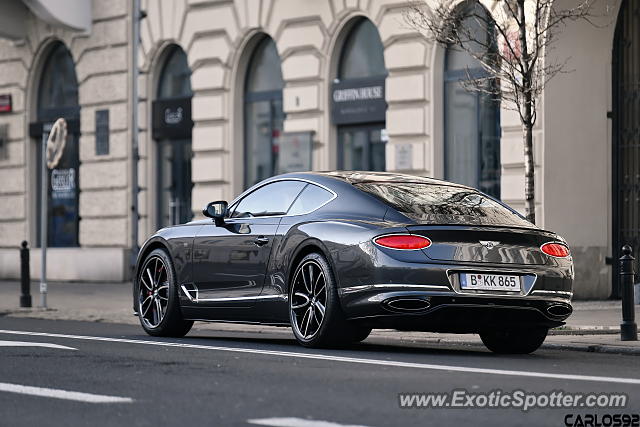 Bentley Continental spotted in Warsaw, Poland