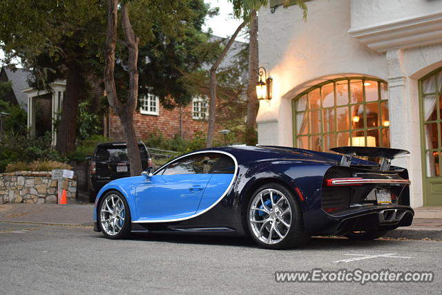 Bugatti Chiron spotted in Carmel, California