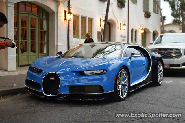 Bugatti Chiron spotted in Carmel, California