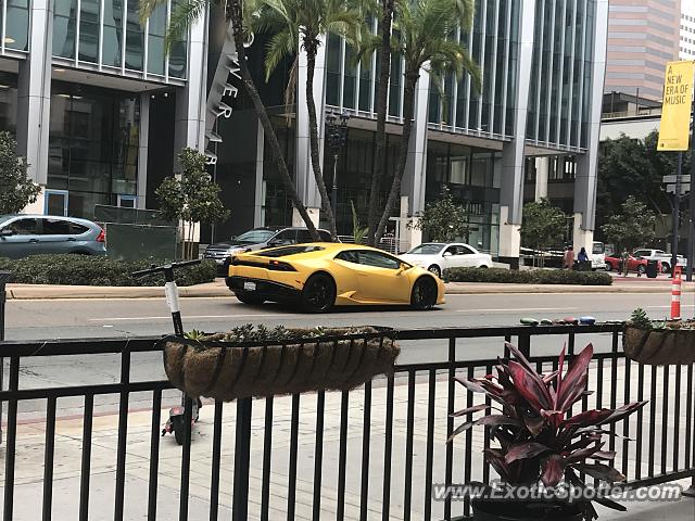 Lamborghini Huracan spotted in San diego, California