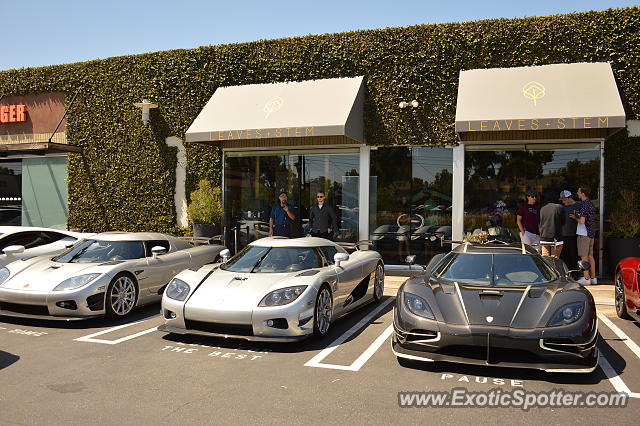 Koenigsegg Agera R spotted in Newport Beach, California