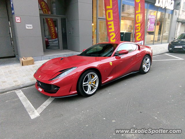 Ferrari 812 Superfast spotted in Brussels, Belgium