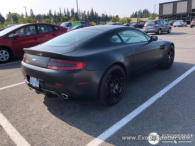 Aston Martin Vantage spotted in Shoreline, Washington