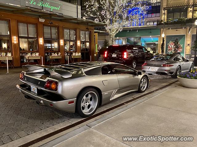 Lamborghini Diablo spotted in Buckhead, Georgia