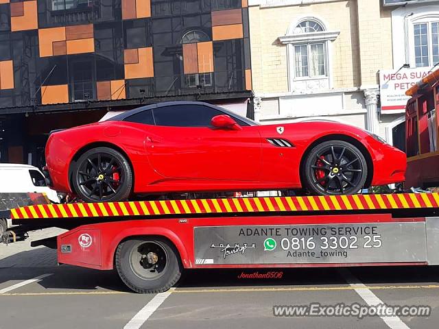 Ferrari California spotted in Serpong, Indonesia