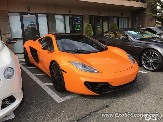 Mclaren MP4-12C spotted in Shoreline, Washington