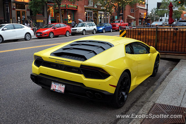 Lamborghini Huracan spotted in Calgary, Canada