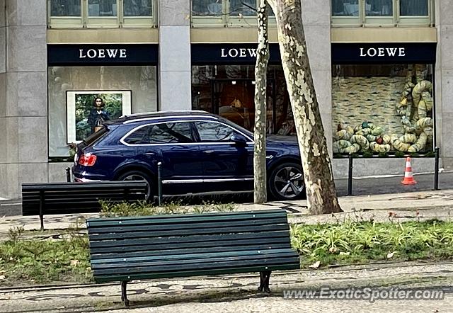 Bentley Bentayga spotted in Lisbon, Portugal
