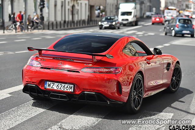 Mercedes AMG GT spotted in Warsaw, Poland