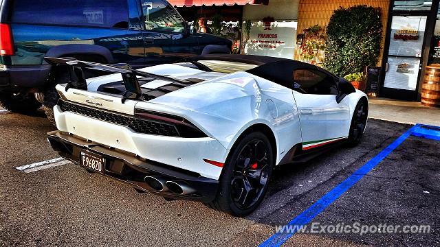 Lamborghini Huracan spotted in Cypress, California