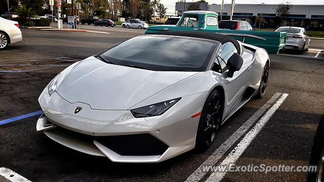 Lamborghini Huracan spotted in Cypress, California