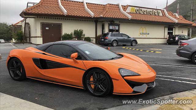 Mclaren 570S spotted in Calabasas, California