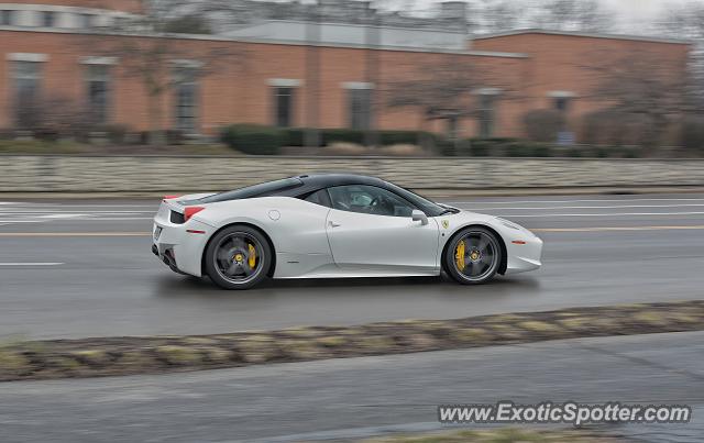 Ferrari 458 Italia spotted in Dublin, Ohio