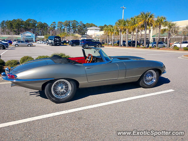 Jaguar E-Type spotted in Bluffton, South Carolina