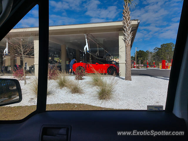 Ferrari California spotted in Bluffton, South Carolina