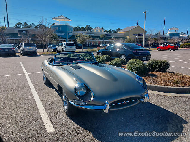 Jaguar E-Type spotted in Bluffton, South Carolina