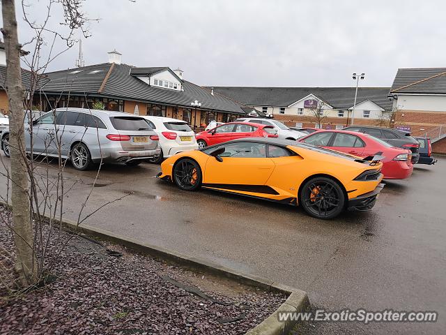 Lamborghini Huracan spotted in Stockton on tees, United Kingdom