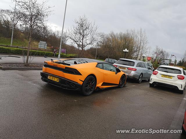 Lamborghini Huracan spotted in Stockton on tees, United Kingdom