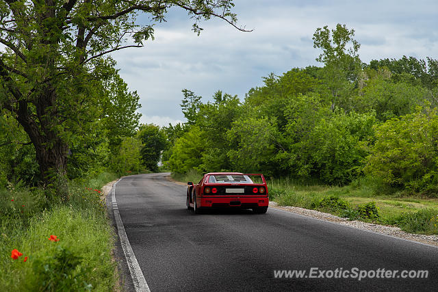 Ferrari F40 spotted in Brescia, Italy