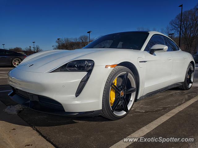 Porsche Taycan (Turbo S only) spotted in Golden Valley, Minnesota