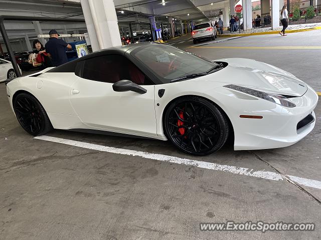 Ferrari 458 Italia spotted in Tysons corner, Virginia