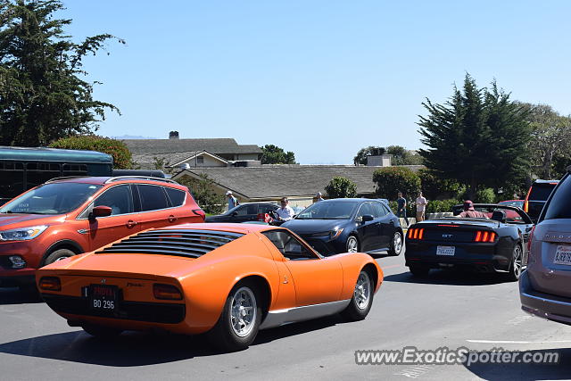 Lamborghini Miura spotted in Pebble Beach, California