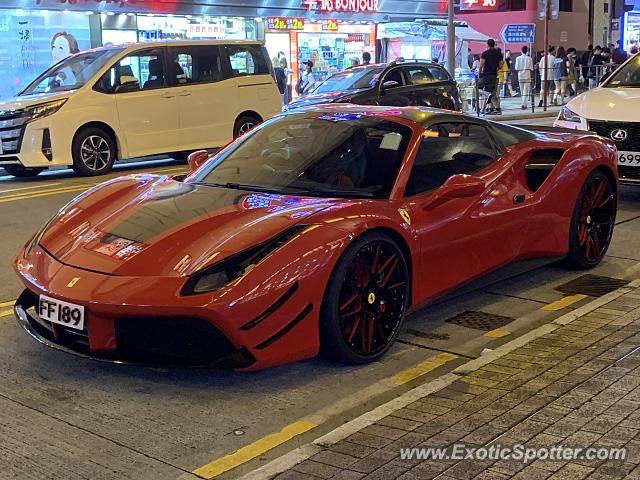 Ferrari 488 GTB spotted in Hong Kong, China