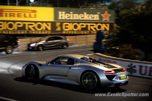 Porsche 918 Spyder spotted in Monaco, Monaco
