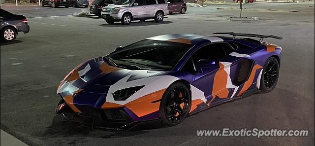 Lamborghini Aventador spotted in Draper, Utah