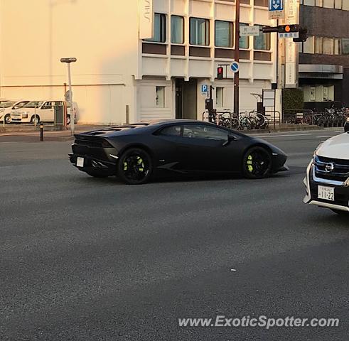 Lamborghini Huracan spotted in Fukuoka, Japan