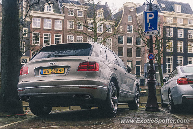 Bentley Bentayga spotted in Amsterdam, Netherlands