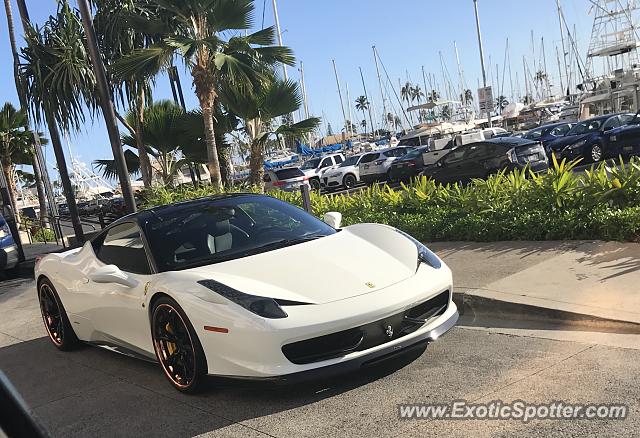 Ferrari 458 Italia spotted in Honolulu, Hawaii