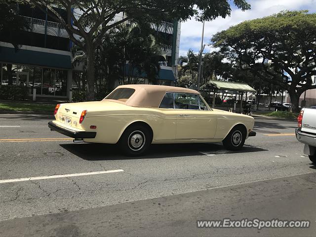 Rolls-Royce Corniche spotted in Honolulu, Hawaii