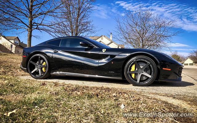 Ferrari F12 spotted in Bloomington, Indiana