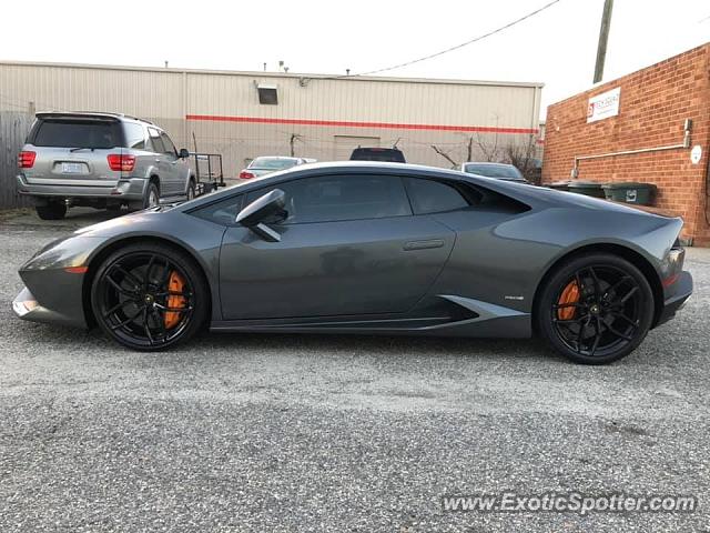 Lamborghini Huracan spotted in Greensboro, North Carolina