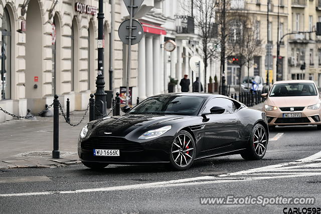 Aston Martin DB11 spotted in Warsaw, Poland