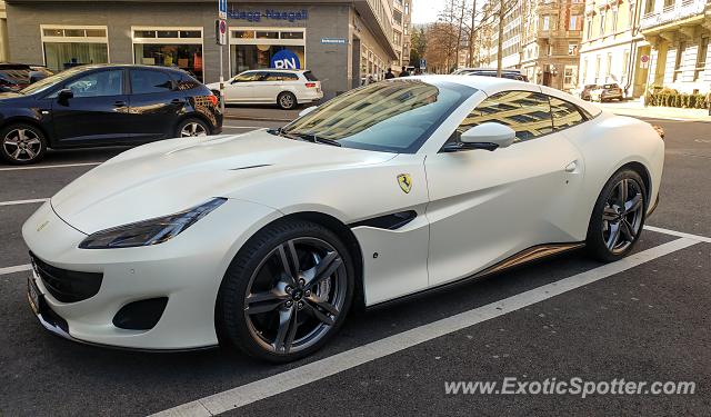 Ferrari Portofino spotted in Zurich, Switzerland