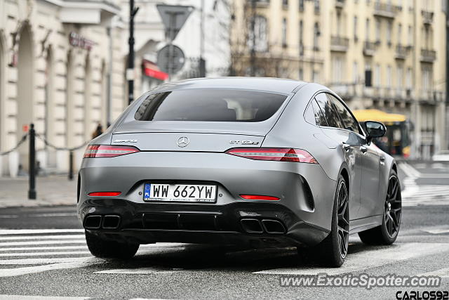 Mercedes AMG GT spotted in Warsaw, Poland