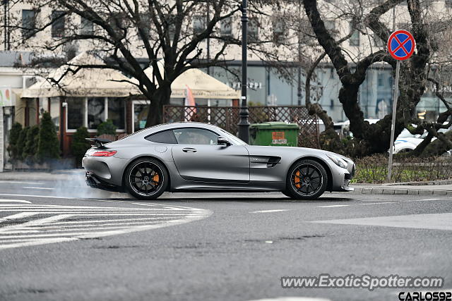 Mercedes AMG GT spotted in Warsaw, Poland