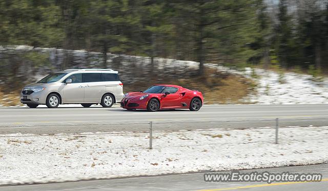 Alfa Romeo 4C spotted in Ashland, Ohio