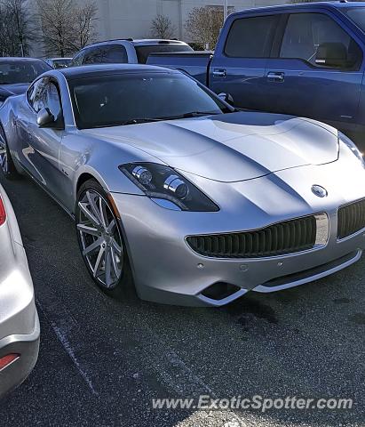 Fisker Karma spotted in Greensboro, North Carolina